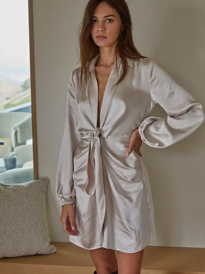 Estelle Satin Dress