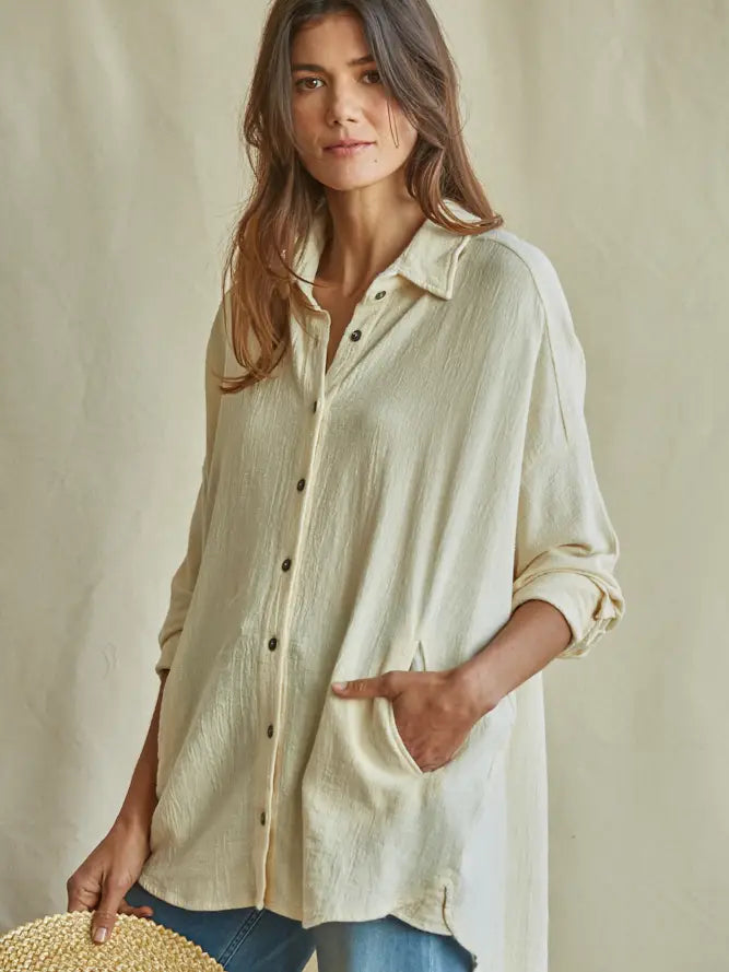 Fresco Button Up
