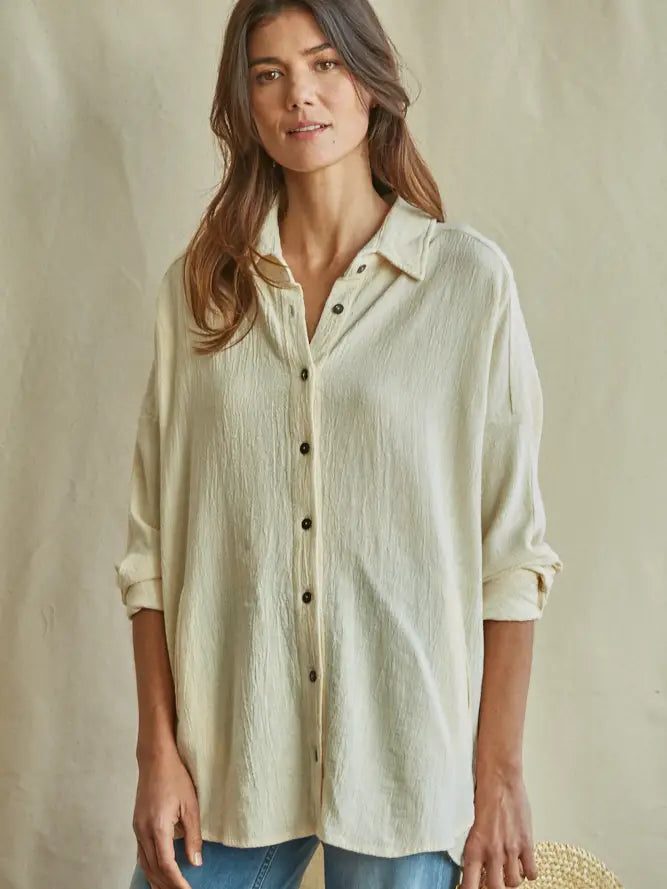 Fresco Button Up
