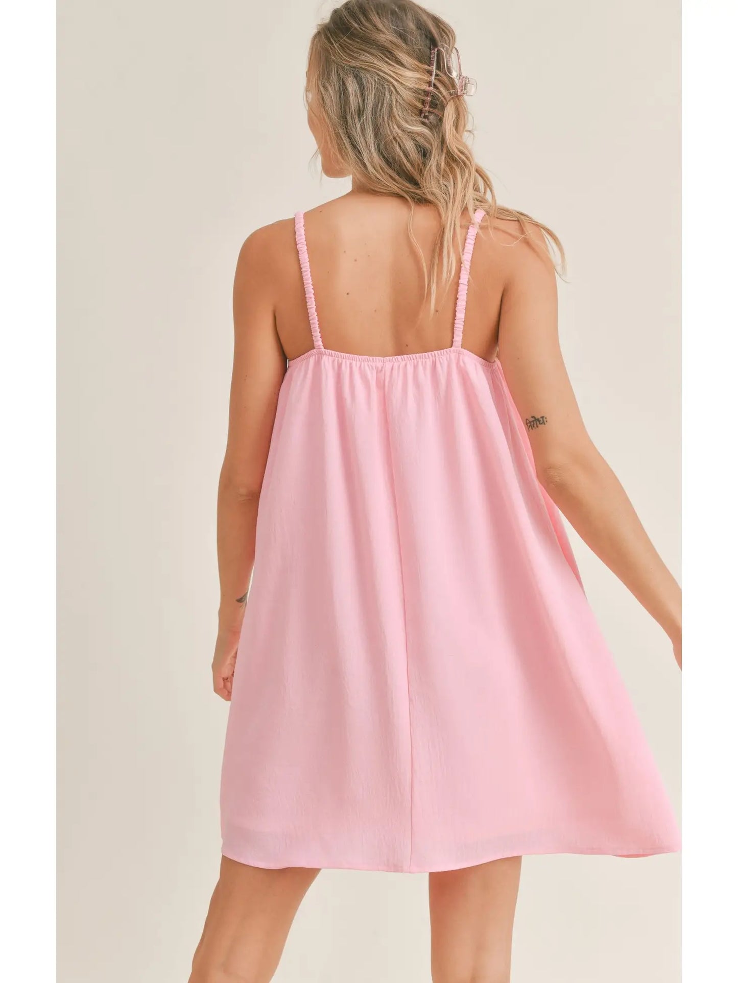 Posh Pink Mini Dress