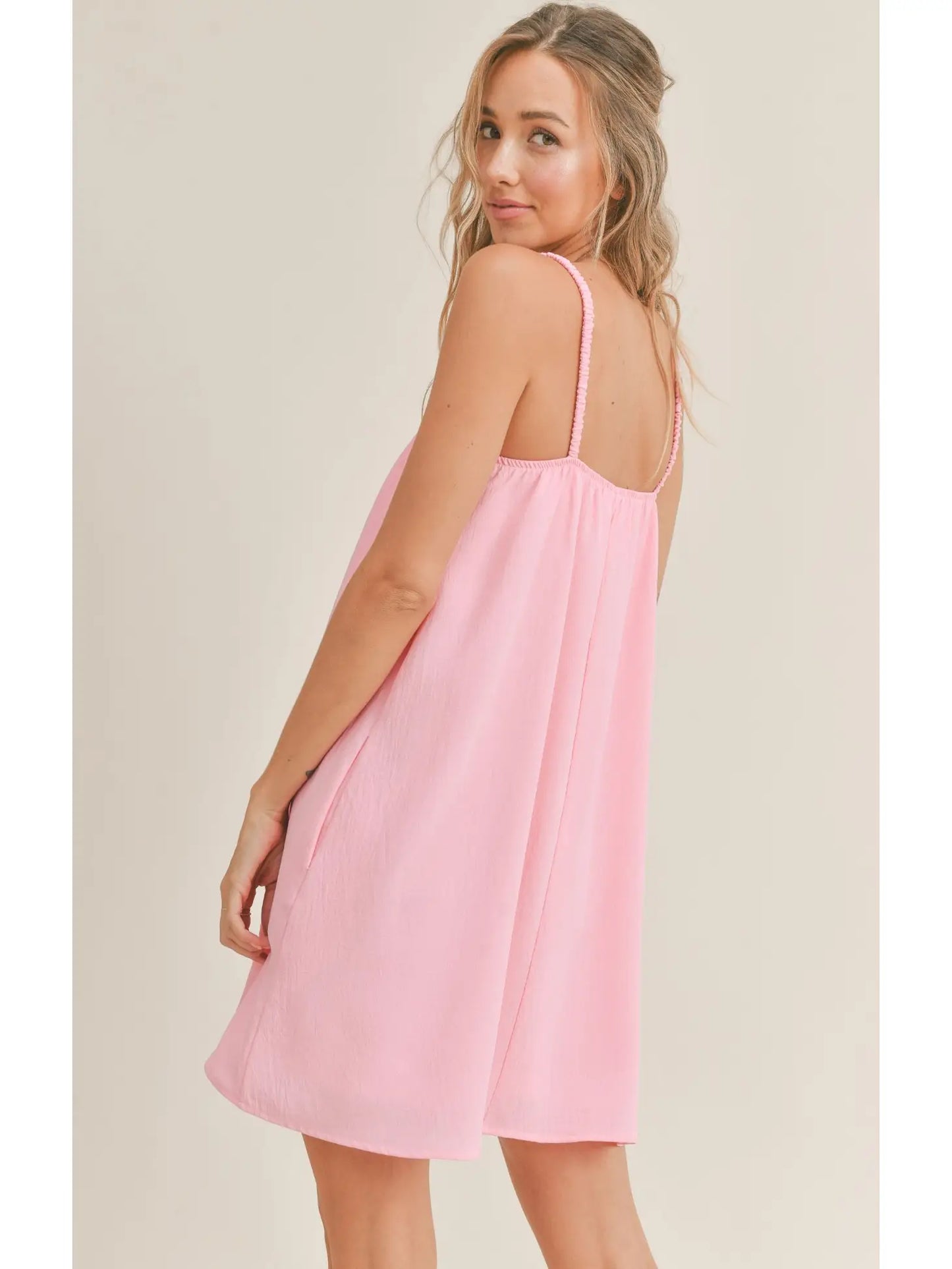 Posh Pink Mini Dress