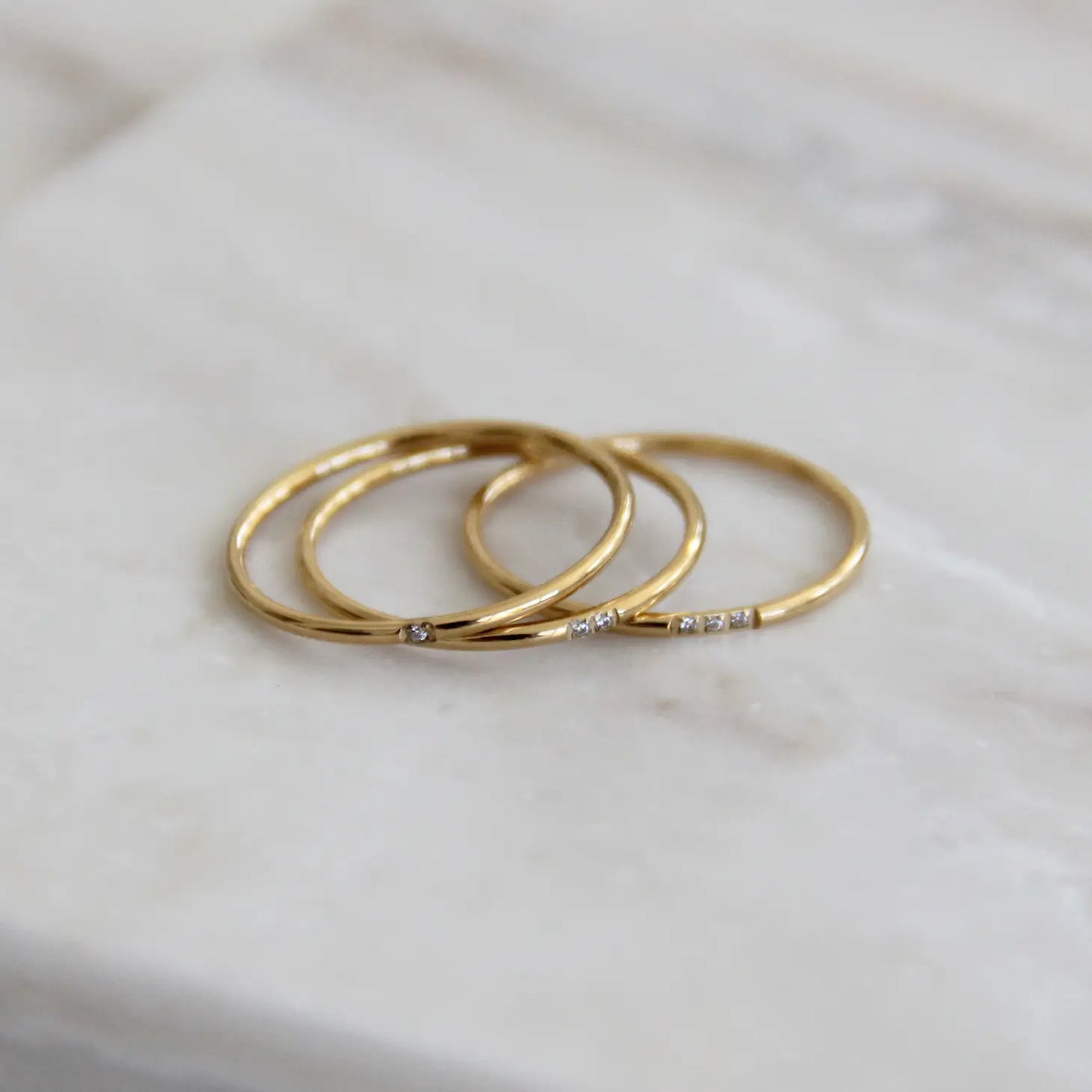 Mina Band Ring Set
