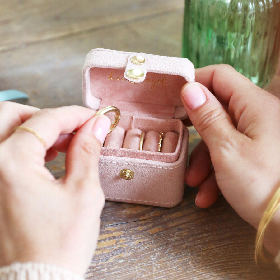 Petite Velvet Travel Ring Box