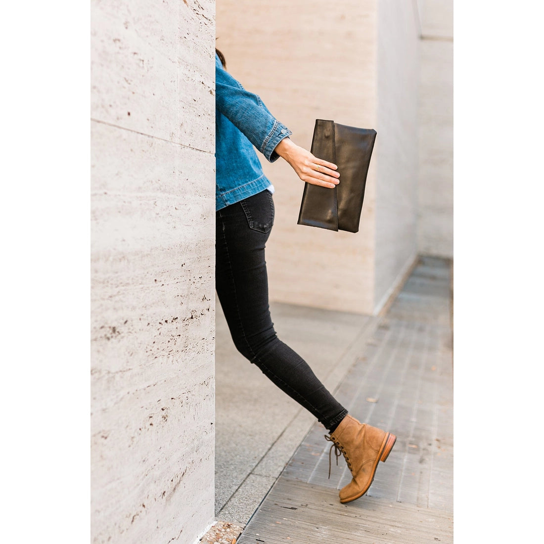 Handmade Leather Clutch
