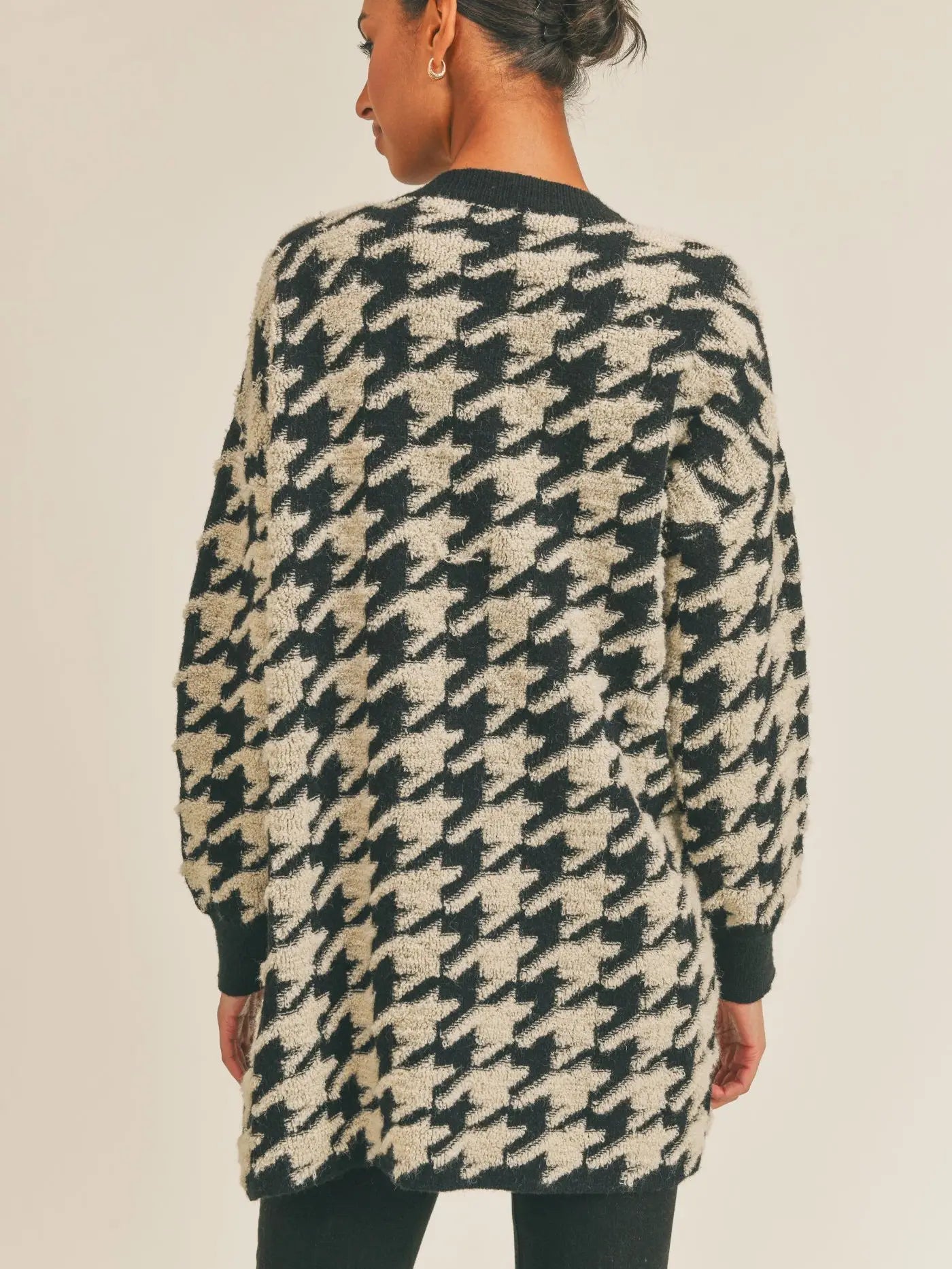 Audrey Houndstooth Cardi