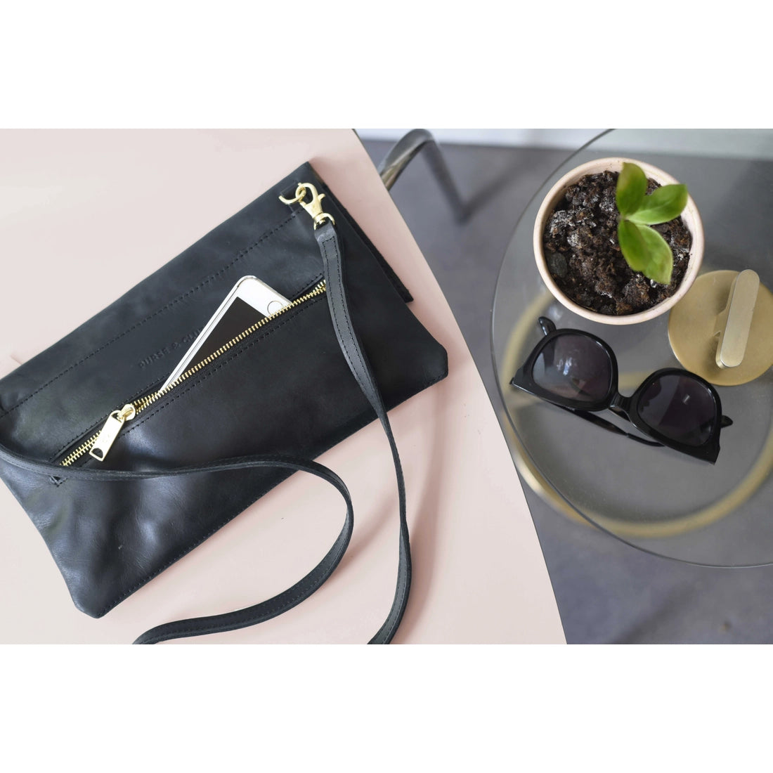 Handmade Leather Clutch