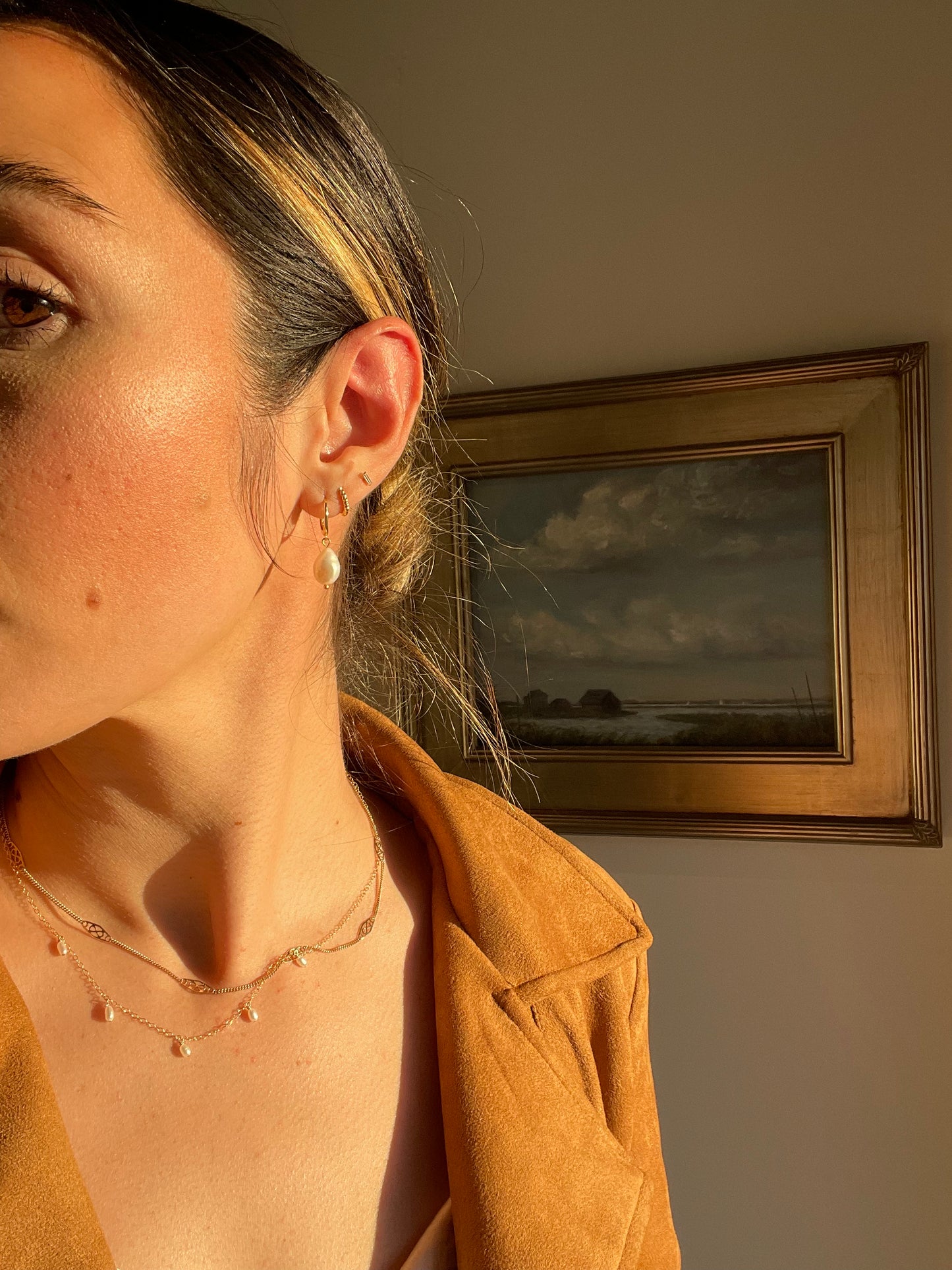 Freshwater Pearl Drop Earrings