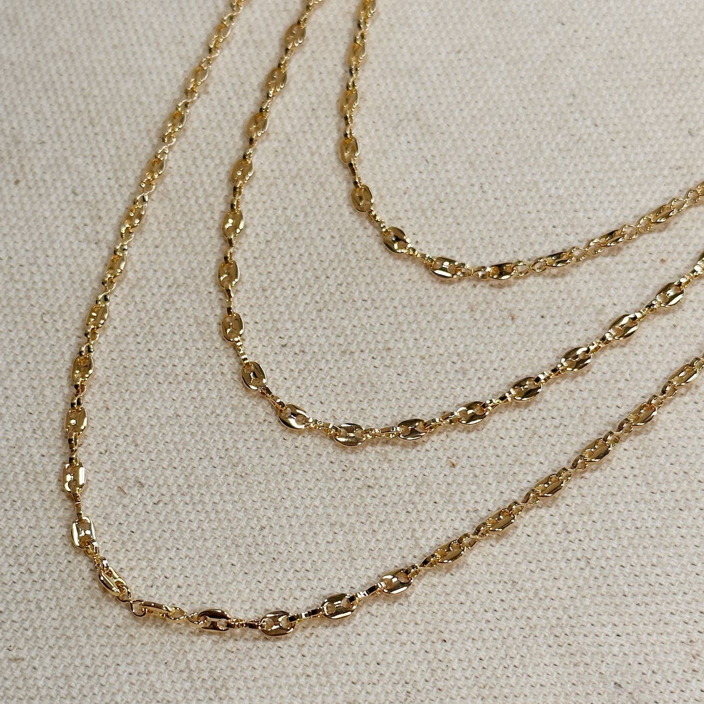 Puffy Link Chain Necklace