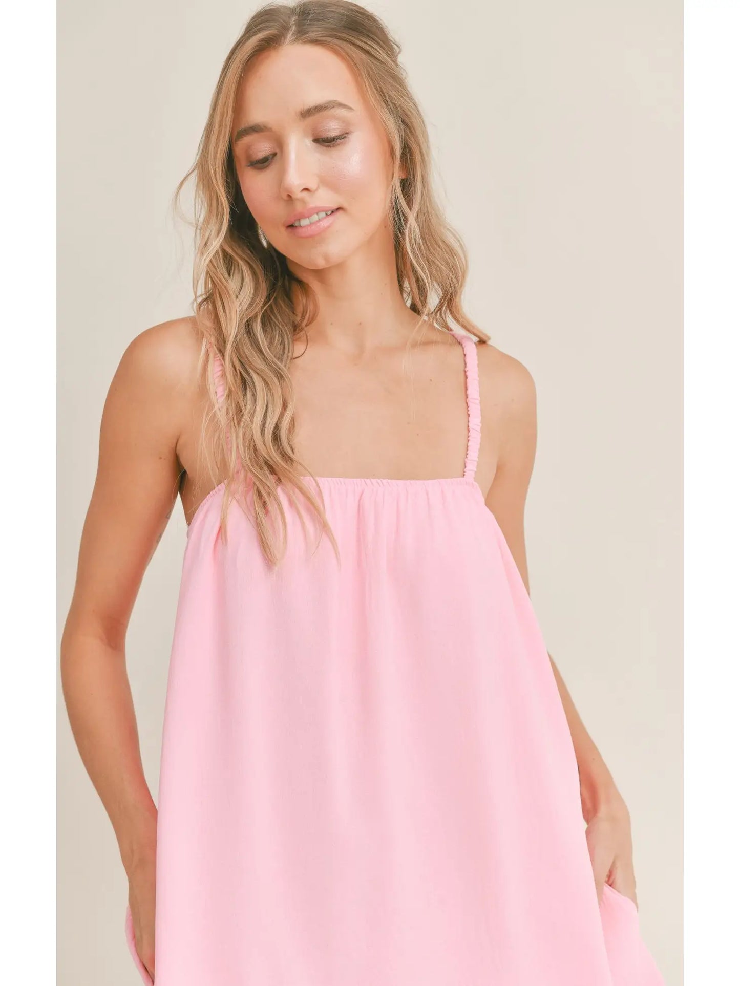 Posh Pink Mini Dress